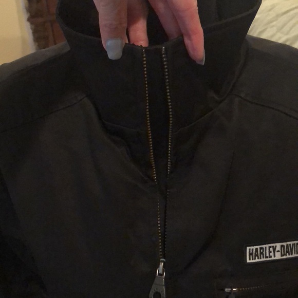 Black Harley Davidson Jacket size Large - Picture 7 of 12